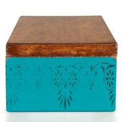 Seramik Kulplu Eski Kutu