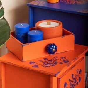 Bohem Turuncu Çekmece