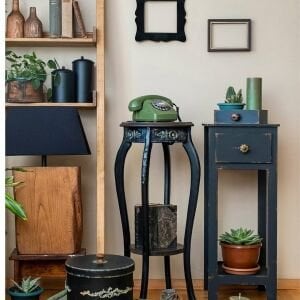 Hazan Siyah Eskitme Mini Dresuar