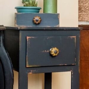 Hazan Siyah Eskitme Mini Dresuar