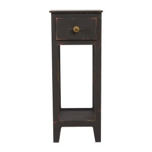 Hazan Siyah Eskitme Mini Dresuar