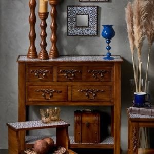 Rustik Beş Çekmeceli Dresuar