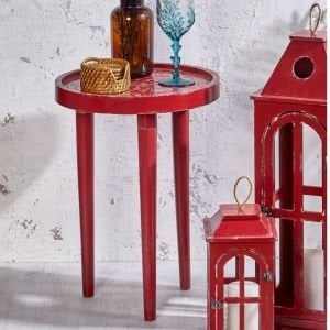 Kırmızı Friendly Sehpa