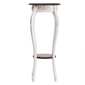 Hazal Beyaz Yan Sehpa Saksılık